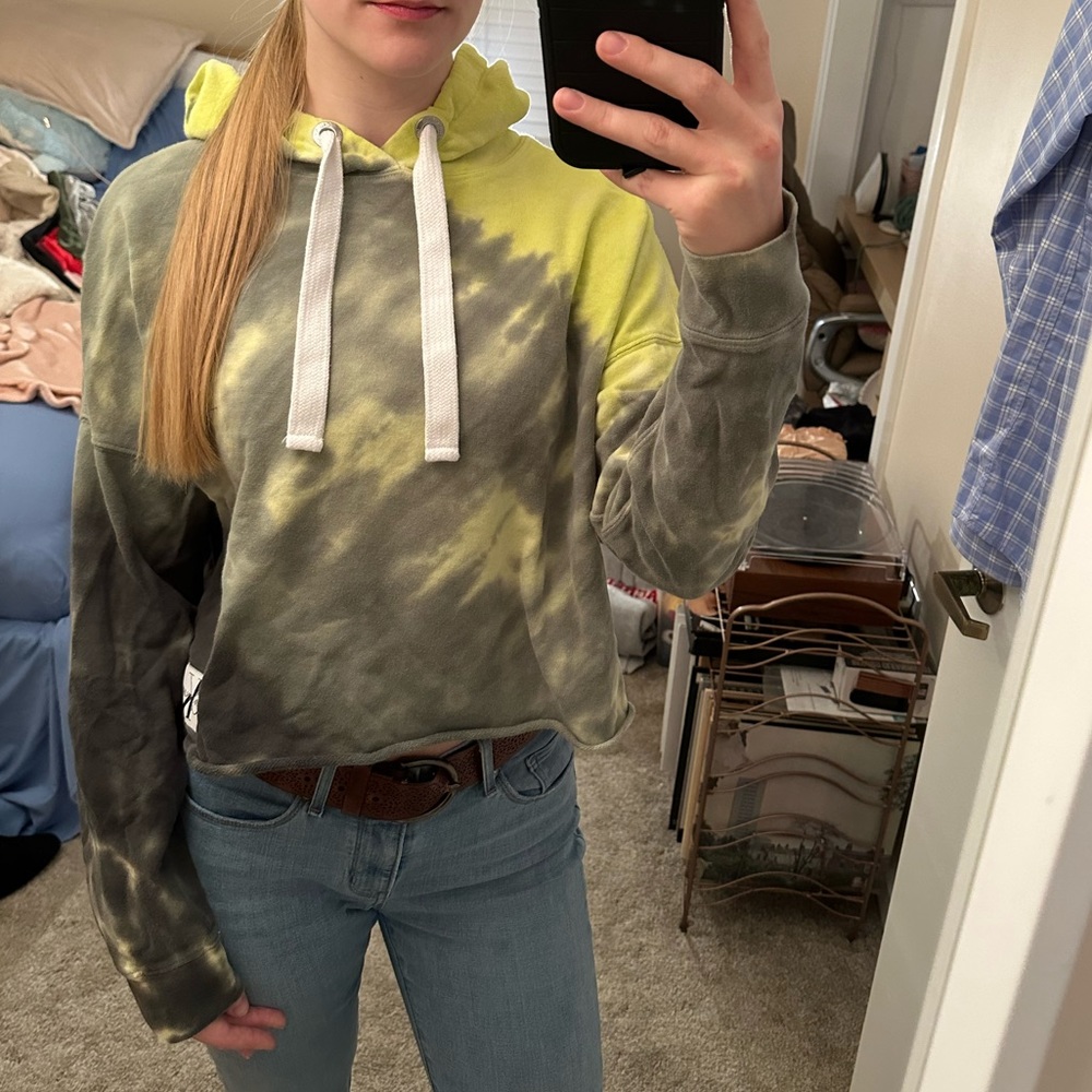 calvin klein jeans tie dye hodie